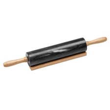 Black Marble Rolling Pin With