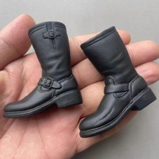 Black 1:6 Scale Hollow Boots