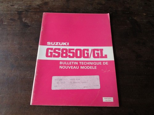 Suzuki 850 gs850 gl - gs850, g