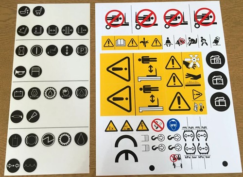Forklift safety sticker - forklift,