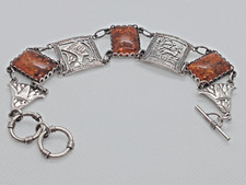 Vintage 925 Silver & Amber