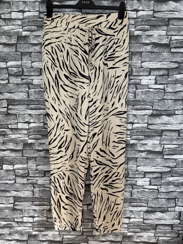 Zebra print trousers size - zebra,