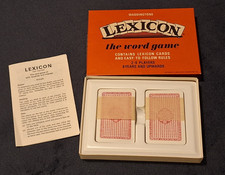 VINTAGE 1968 LEXICON CARD GAME