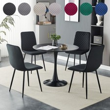 Round Dining Table and 4