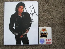 MICHAEL JACKSON AUTOGRAPHED