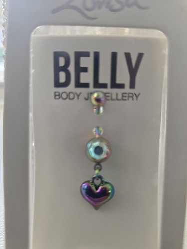 Heart belly ring - heart,