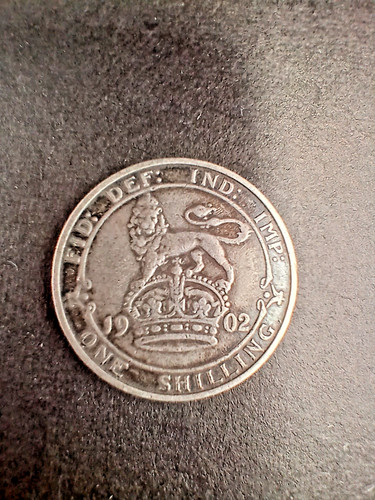 1902 shilling edward vii - 1902,