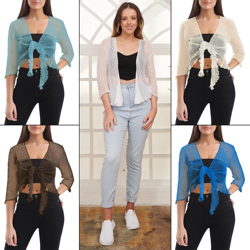 Womens tie open front - tie, shrug
