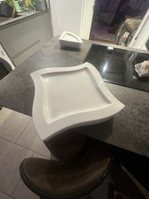 Villeroy & Boch  Germany New Wave Square Plate,  Porcelain, White 32cm