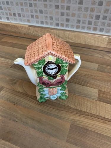Vintage cuckoo clock teapot - cuckoo,