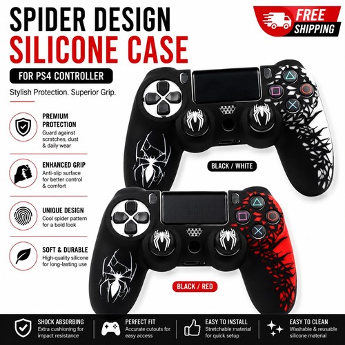 Spider man ps4 controller - man,