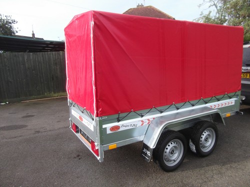 Twin axle trailer box small - axle,
