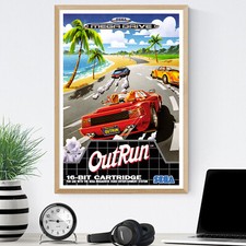 Outrun Sega Mega Drive Genesis