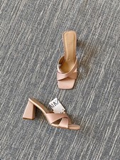 Zara Beige Pink  Satin Cross