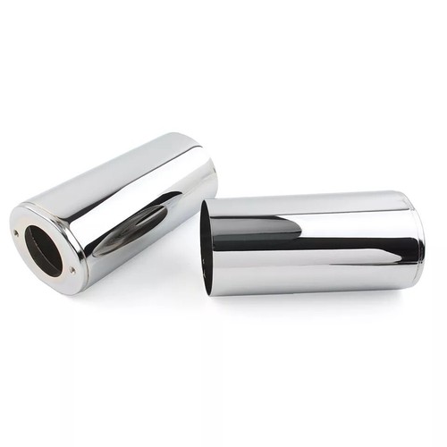 Chrome fork slider cover - slider,