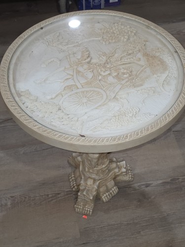 Vintage resin opium table - resin,