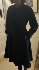 Genuine Vintage Hand Made Unique Gorgeous  Princess Coat 8/10 Black
