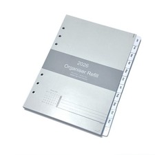 2026 Diary Week on Two Pages Refill Organiser  with Monthly Tabs A5 / Personal