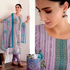 LAVENDER PRINTED COTTON INDIAN