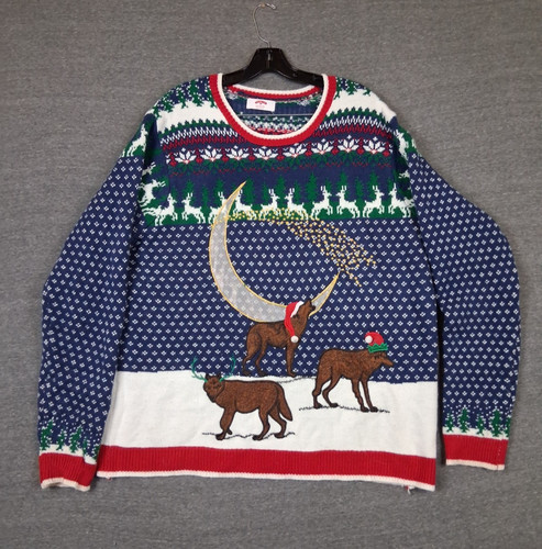 Holiday time adult sweater - sweater, 2xl