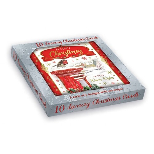 Pack festive postbox - festive, &