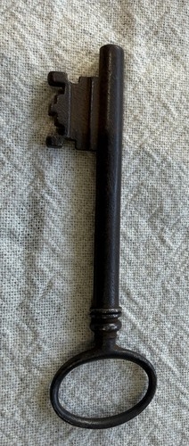 Antique door lock key - door,