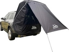 Hasika SUV Camping Tent Car Tailgate Shade Awning with Screen Net Waterproof
