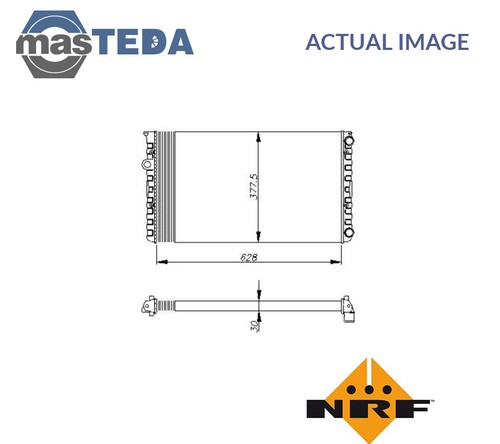 50455 engine cooling radiator - 50455,