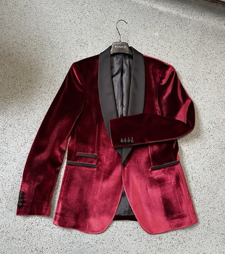 Men burgundy velvet - men’s,