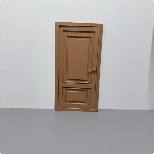 Miniature house door plastic - miniature,