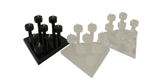 Acrylic ring column - acrylic, 8