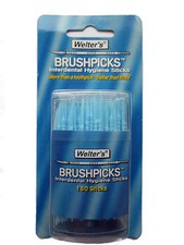 Welters Brushpicks - 150 Interdental Hygiene Sticks in a Plastic Box