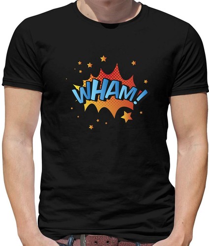 Superhero wham mens shirt - mens,