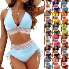 2PCS Ladies High Waist Bikini