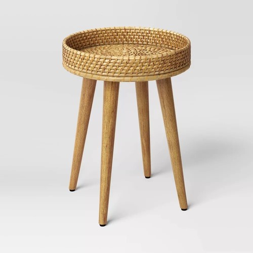 Round natural bamboo cane - round,
