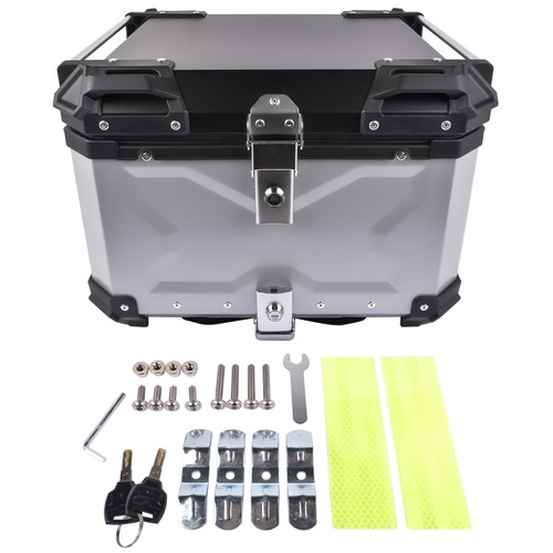55l motorcycle top - 55l, silver