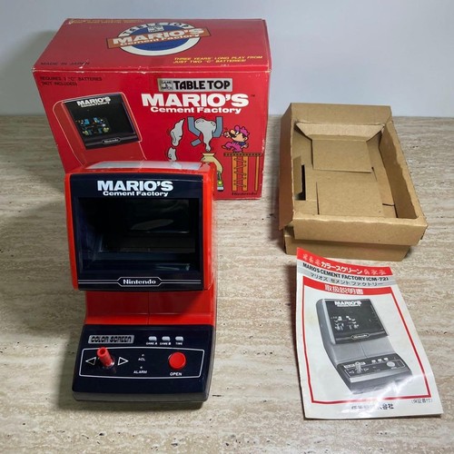 Nintendo game watch marios - game,