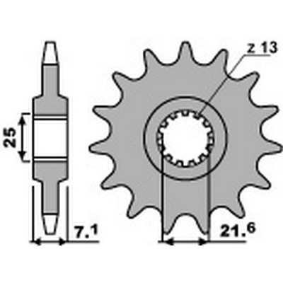 Pbr chain sprocket 520 - pbr,