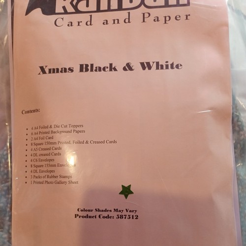 Kanban black white christmas - black,