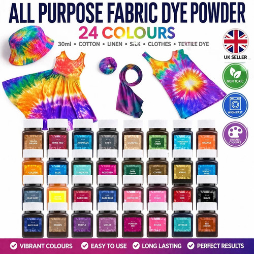 All purpose fabric - dye, powder