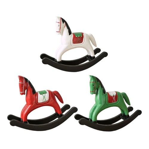 Wooden rocking horse - wooden,