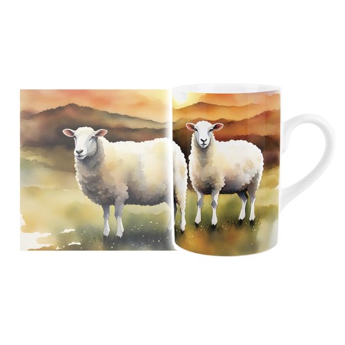 British wildlife sheep mug - wildlife,