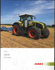 Claas "AXION 900 Series" Tractor Brochure Leaflet