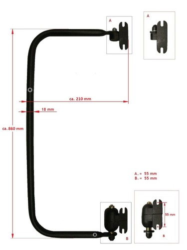Mirror holder bracket - mirror,