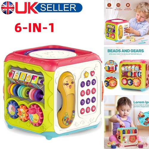 Baby activity cube play - cube, centre