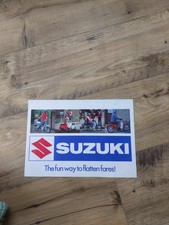 SUZUKI SCOOTERS FZ50 Suzy FR50 Roadie FR80 Sales Brochure March 1982