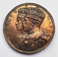 KING GEORGE V MEDAL 1911 HOMAGE OF THE BRITISH EMPIRE