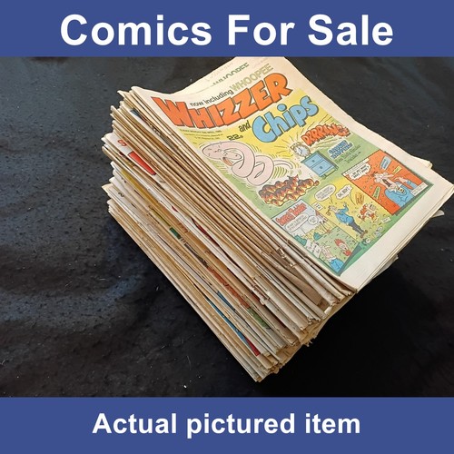 Whizzer chips comics job lot - chips,
