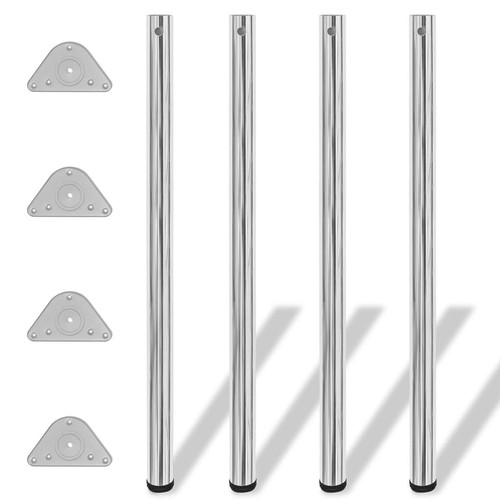 Table legs chrome 1100mm - legs,