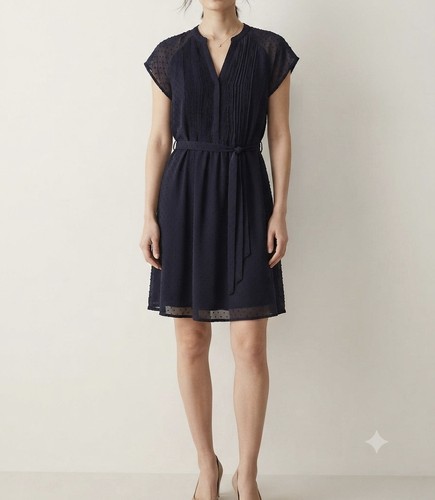 Navy blue swiss dot - h&m,